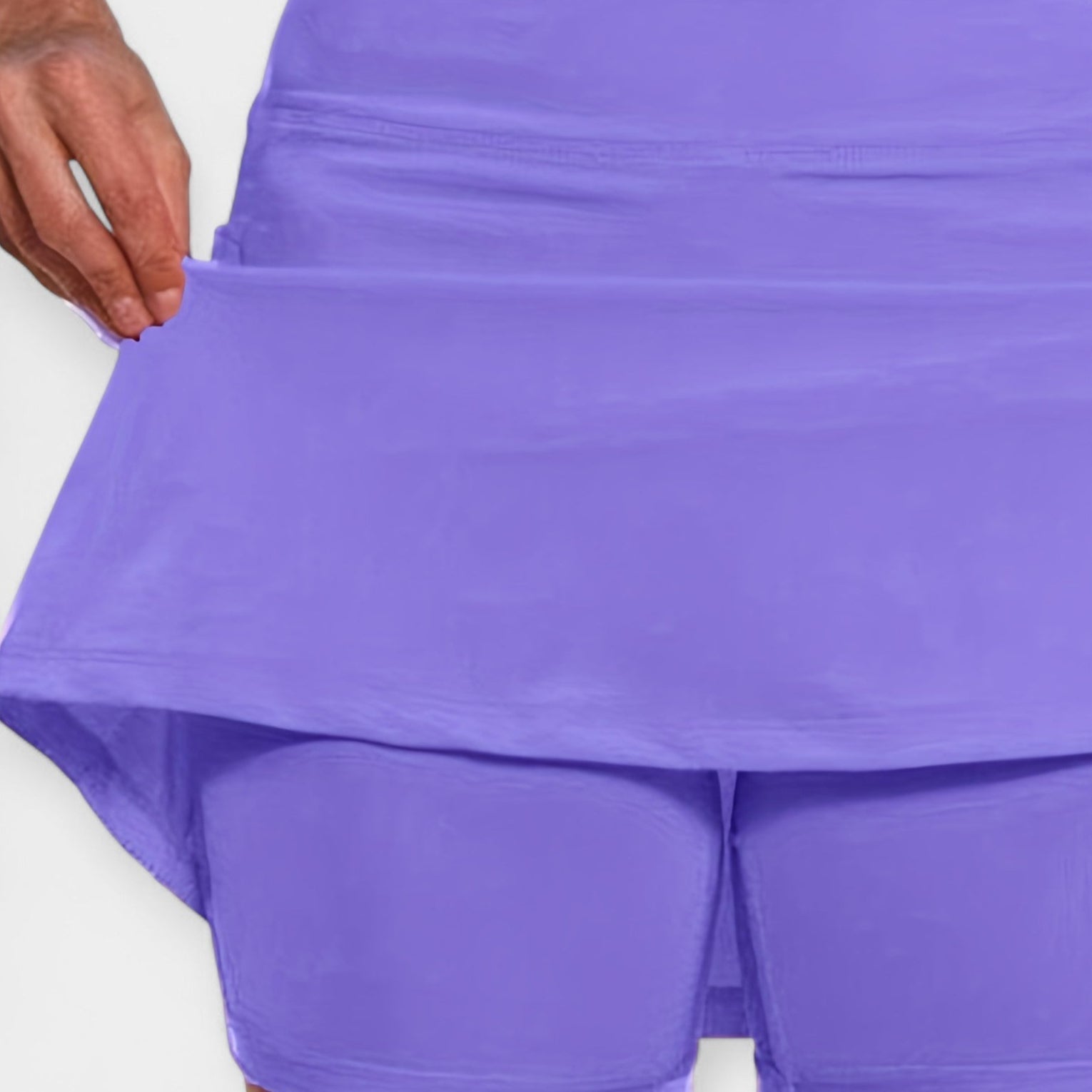 High-Waisted Shorts-Skirt