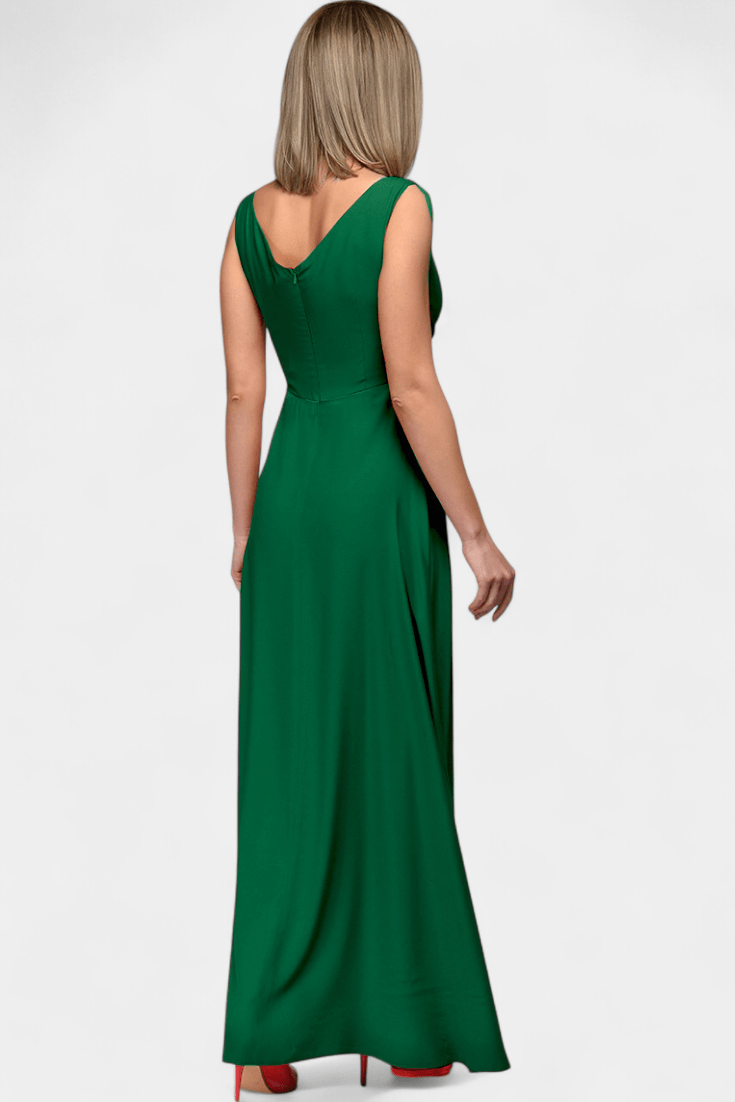 Gray | Draped Dress