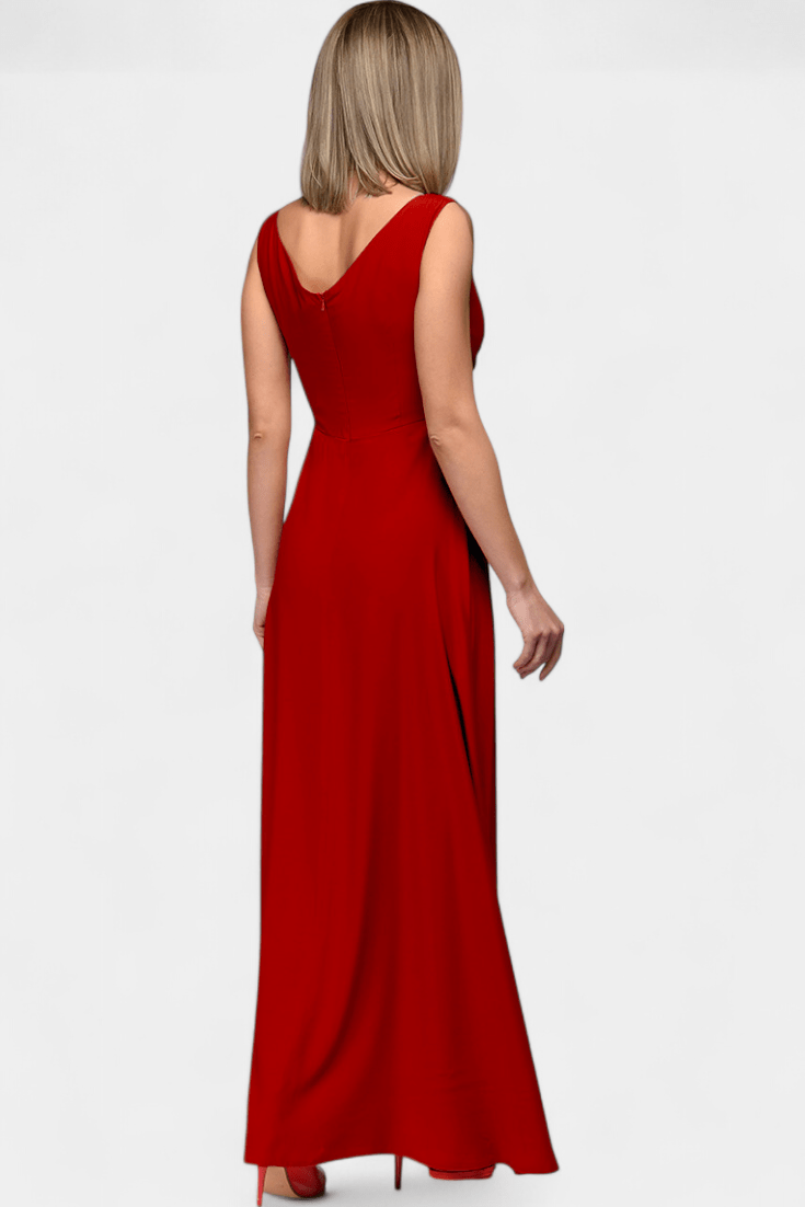 Gray | Draped Dress