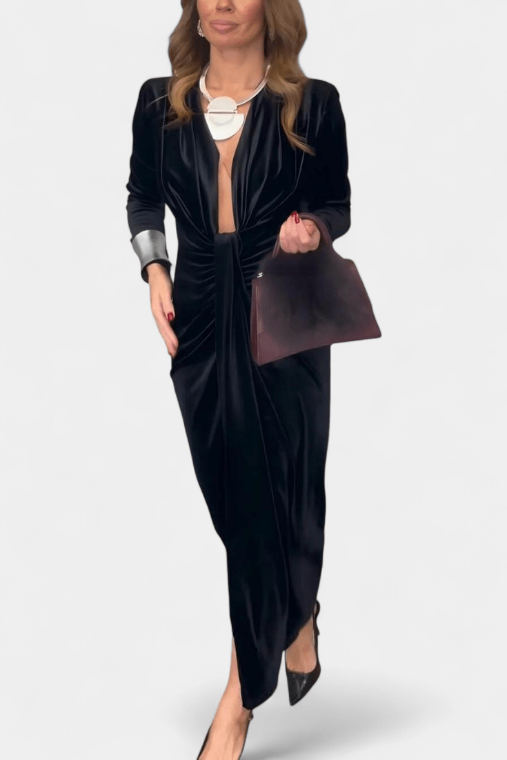 Luna | Velvet Dress