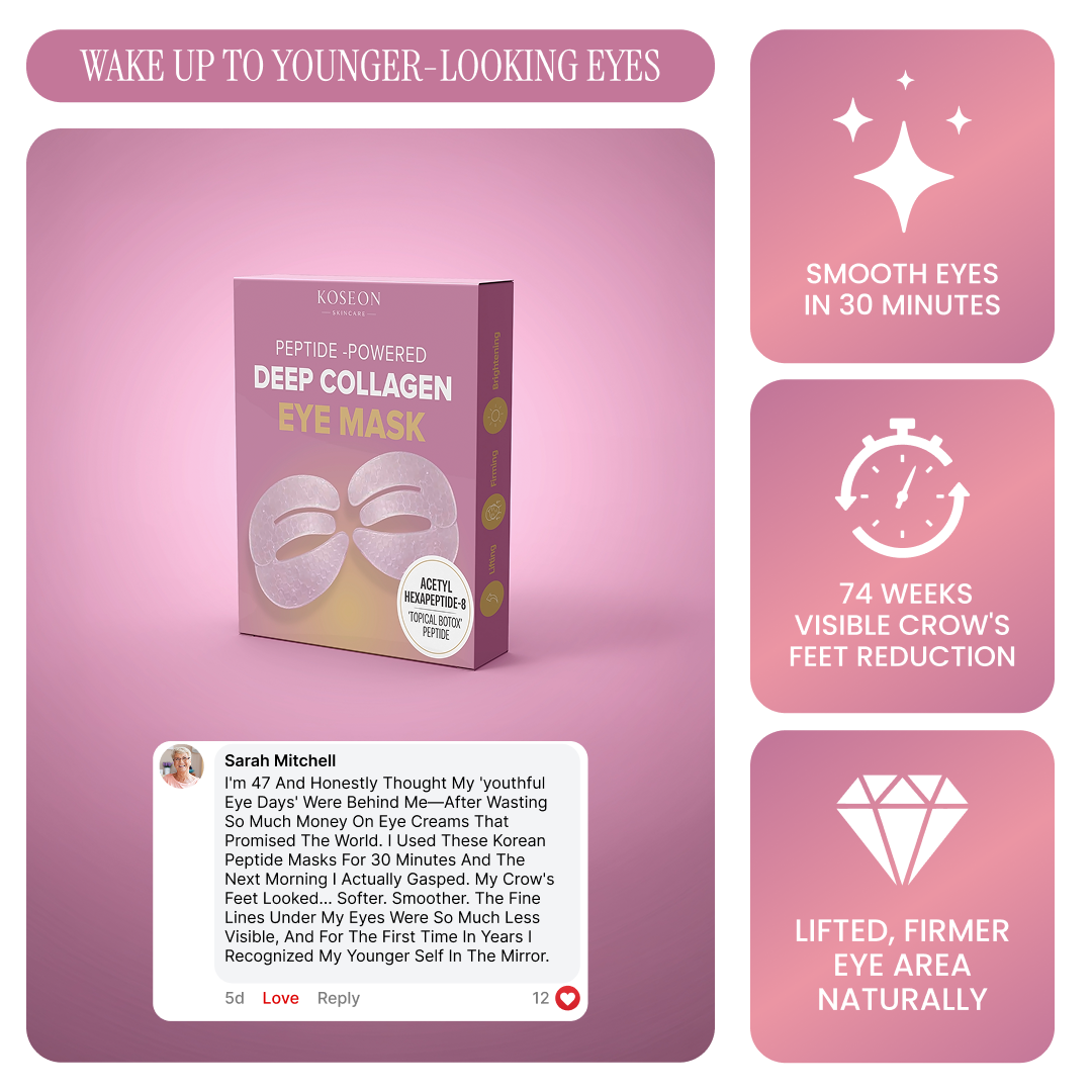 Peptide-Powered Deep Collagen Eye Mask