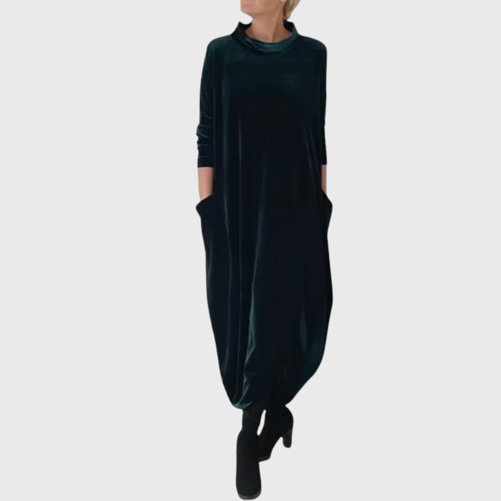 Elegant Velvet Maxi Dress