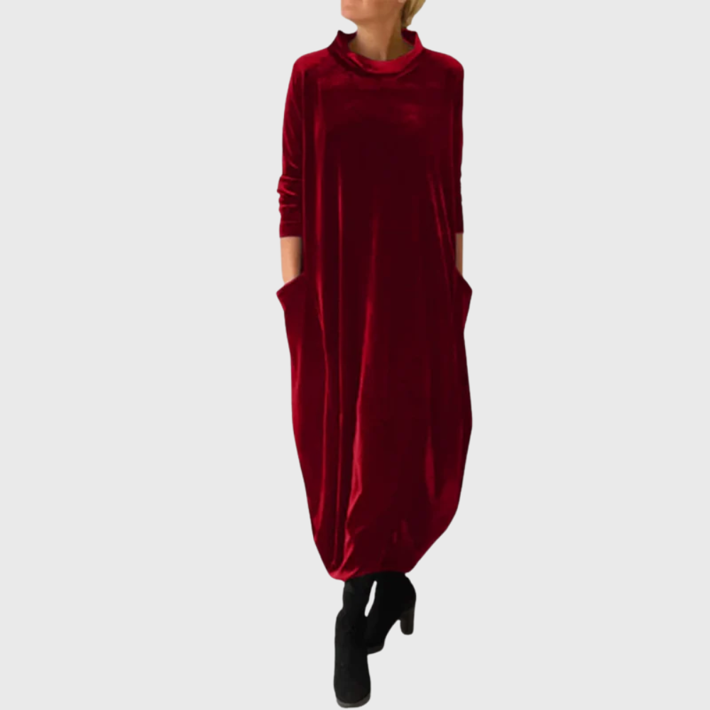 Elegant Velvet Maxi Dress