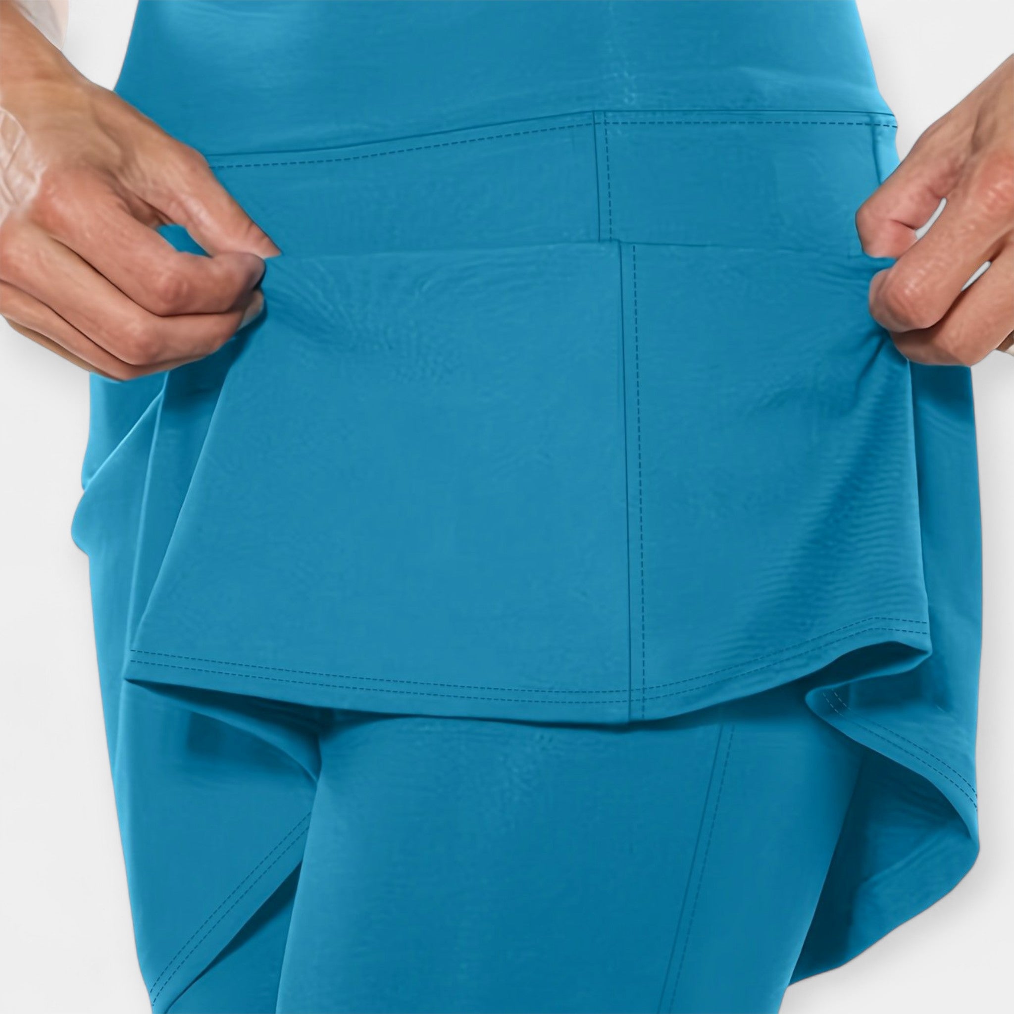 High-Waisted Shorts-Skirt
