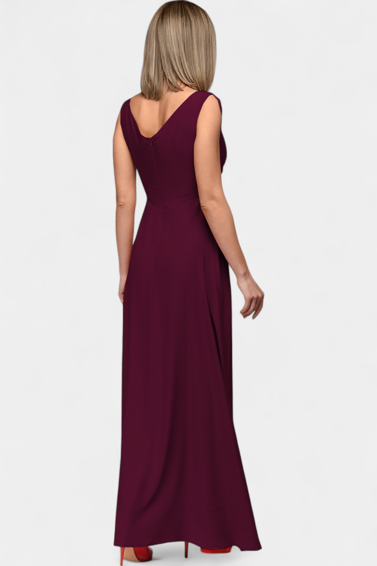 Gray | Draped Dress
