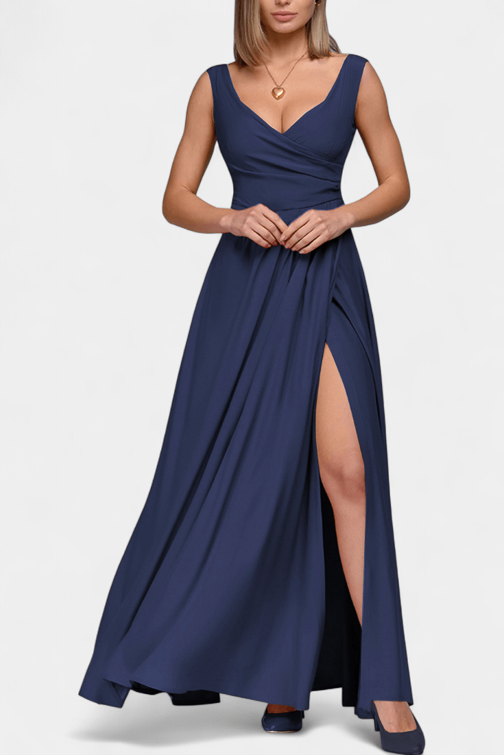 Gray | Draped Dress
