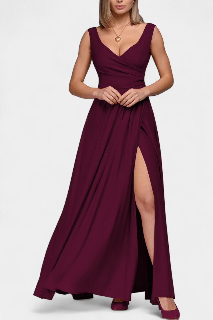 Gray | Draped Dress