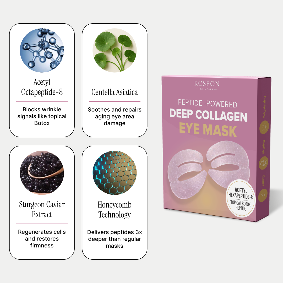 Peptide-Powered Deep Collagen Eye Mask