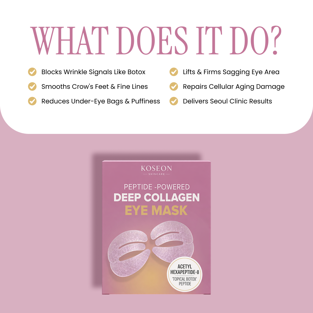Peptide-Powered Deep Collagen Eye Mask