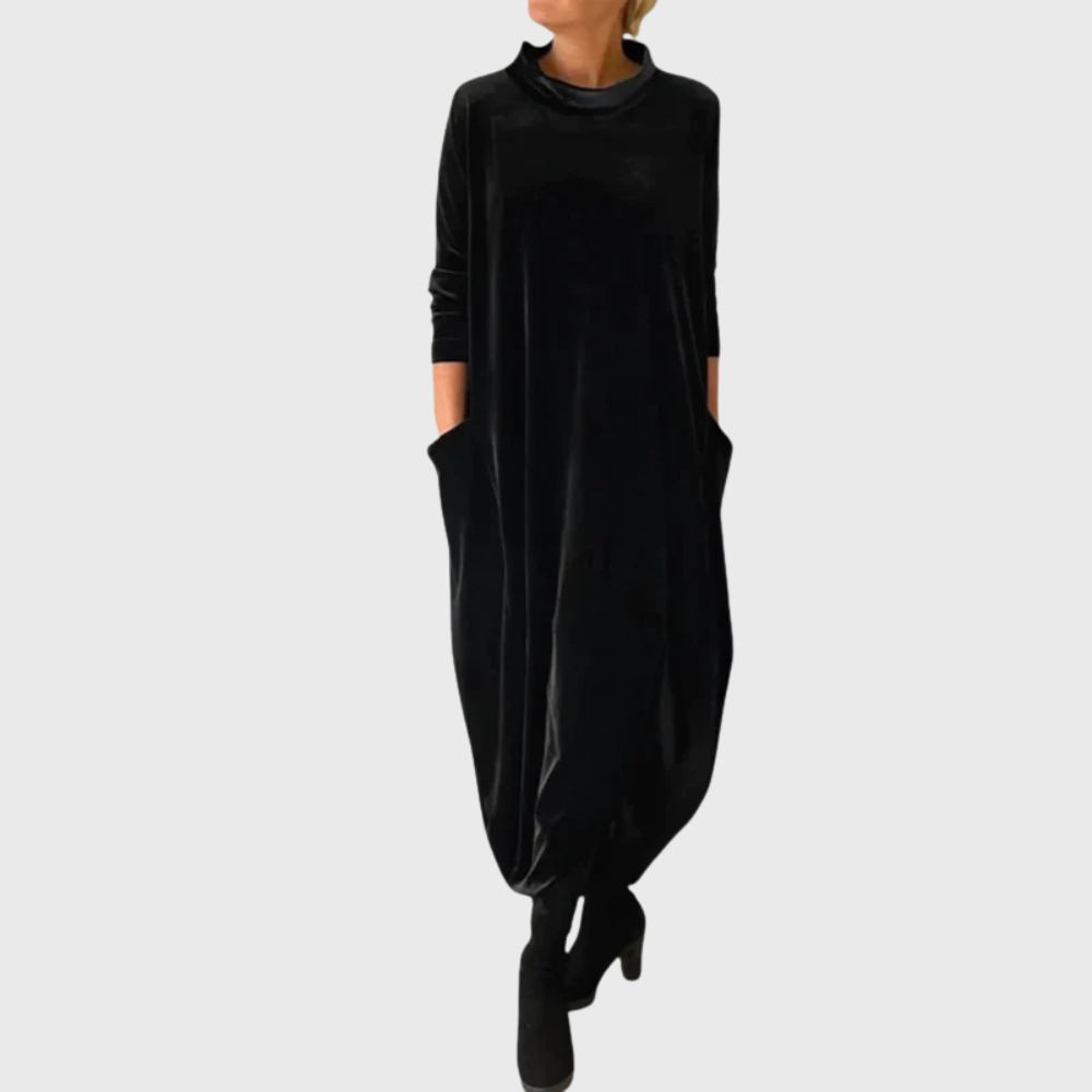 Elegant Velvet Maxi Dress
