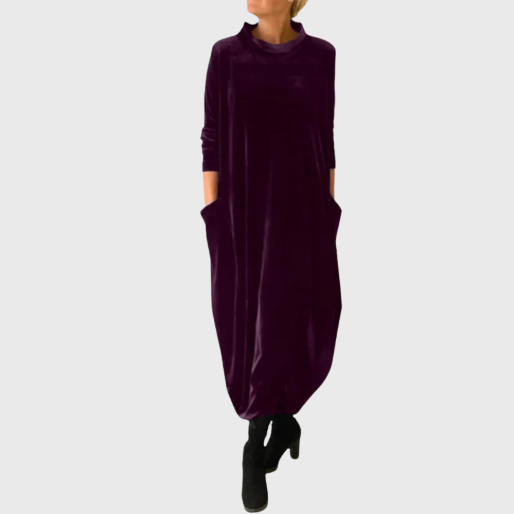 Elegant Velvet Maxi Dress
