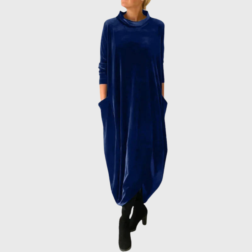 Elegant Velvet Maxi Dress