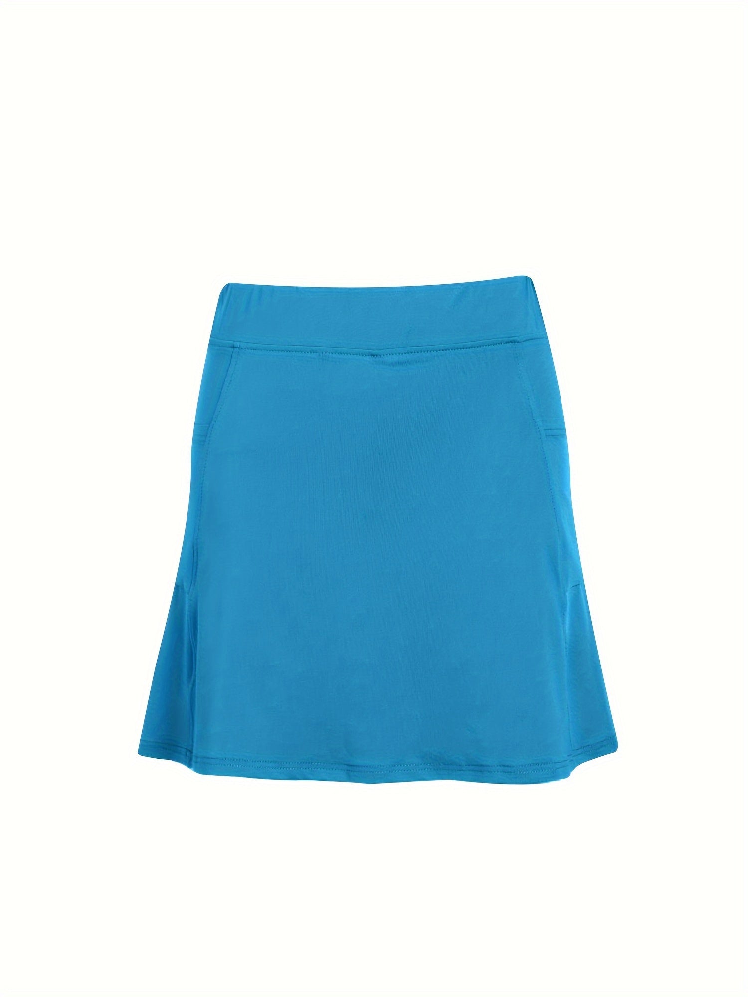 High-Waisted Shorts-Skirt